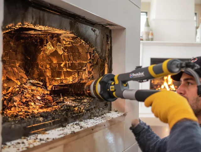 Professional chimney cleaning by Wellington Chimney Sweep in Wellington, FL