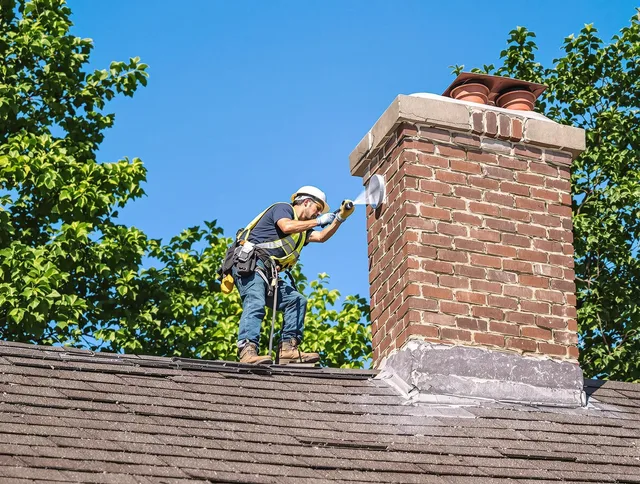 Wellington Chimney Sweep performing an inspection with advanced tools in Wellington, FL