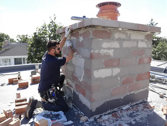 Advanced chimney repair process by Wellington Chimney Sweep in Wellington, FL