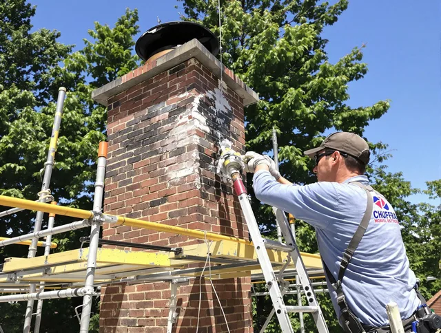 Structural chimney repair by Wellington Chimney Sweep in Wellington, FL