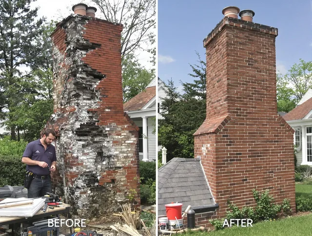 Wellington Chimney Sweep performing a full chimney restoration in Wellington, FL