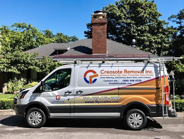 Wellington Chimney Sweep technician removing creosote safely in Wellington, FL